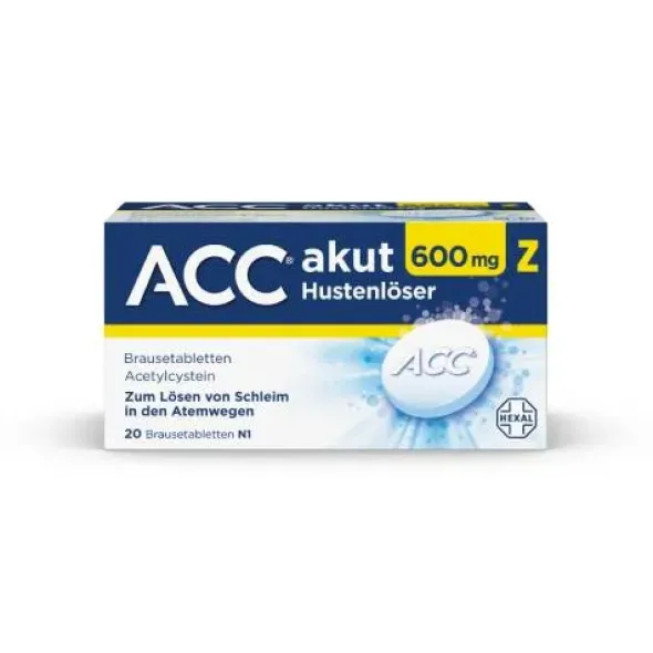 ACC akut 600 Z Hustenlöser Brausetabletten 20 St