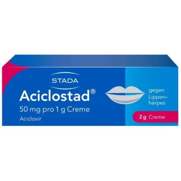 ACICLOSTAD Creme gegen Lippenherpes 2 g