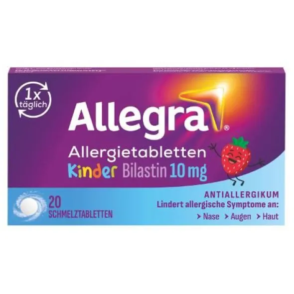 ALLEGRA Allergietabletten Kinder 10 mg Schmelztab. 20 St