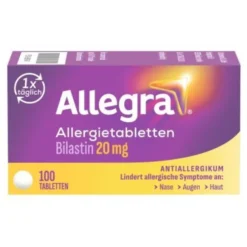 ALLEGRA Allergietabletten 20 mg Tabletten 100 St