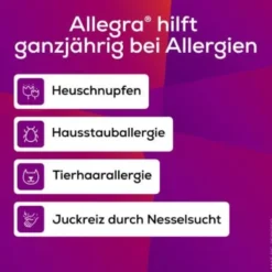 ALLEGRA Allergietabletten 20 mg Tabletten 6 St