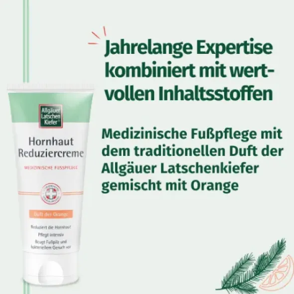 ALLGÄUER LATSCHENK. Hornhaut Reduziercreme Orange 200 ml