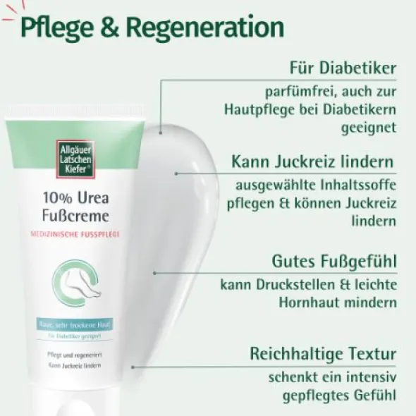 ALLGÄUER LATSCHENK. 10% Urea Fußcreme 100 ml