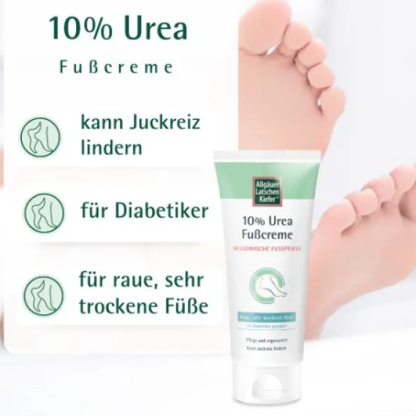 ALLGÄUER LATSCHENK. 10% Urea Fußcreme 100 ml