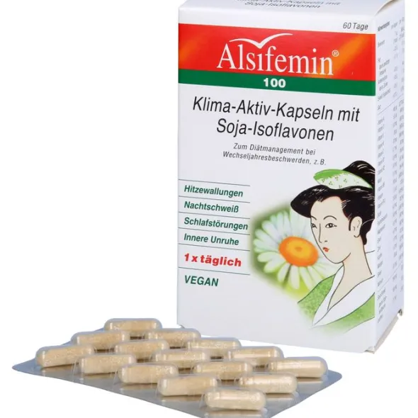ALSIFEMIN 100 Klima-Aktiv m.Soja 1x1 Kapseln 60 St