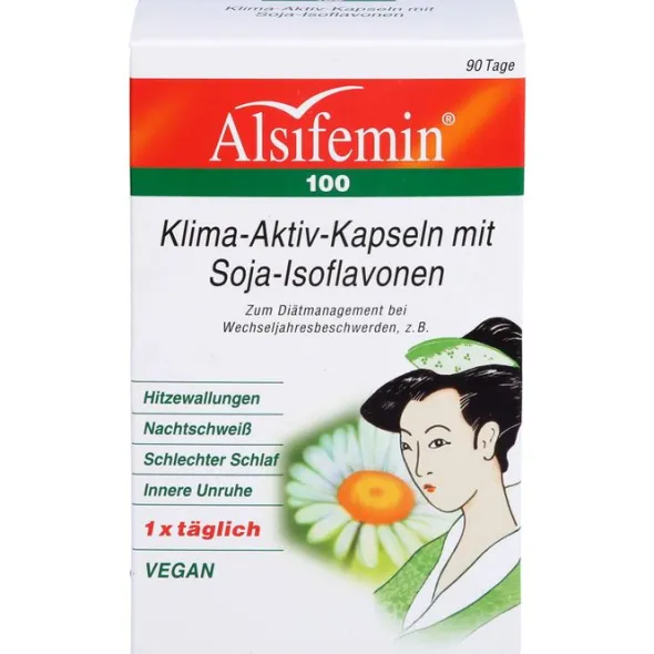 ALSIFEMIN 100 Klima-Aktiv m.Soja 1x1 Kapseln 90 St