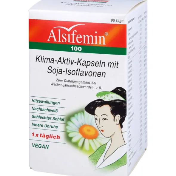 ALSIFEMIN 100 Klima-Aktiv m.Soja 1x1 Kapseln 90 St
