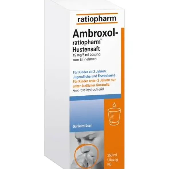 AMBROXOL-ratiopharm Hustensaft 250 ml