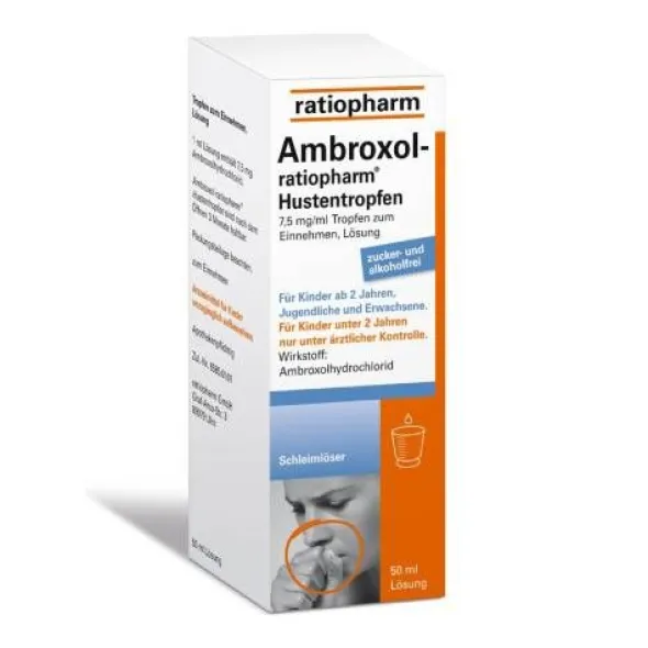 AMBROXOL-ratiopharm Hustentropfen 100 ml