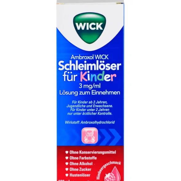 AMBROXOL WICK Schleimlöser f.Kind.3mg/ml L.z.Einn. 100 ml