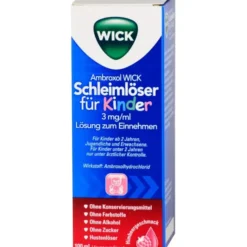 AMBROXOL WICK Schleimlöser f.Kind.3mg/ml L.z.Einn. 100 ml