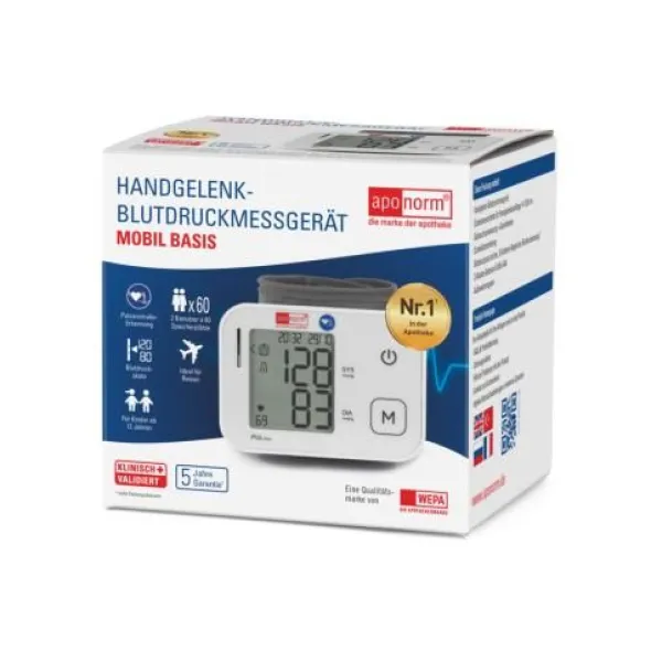 APONORM Blutdruckmessgerät Mobil Basis Handgelenk 1 St