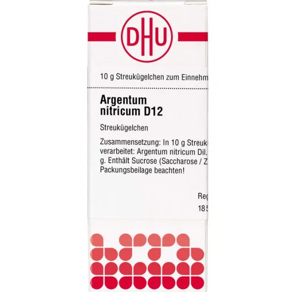 ARGENTUM NITRICUM D 12 Globuli 10 g