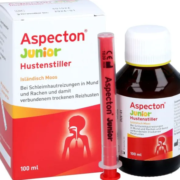 ASPECTON Junior Hustenstiller Isländisch Moos Saft 100 ml