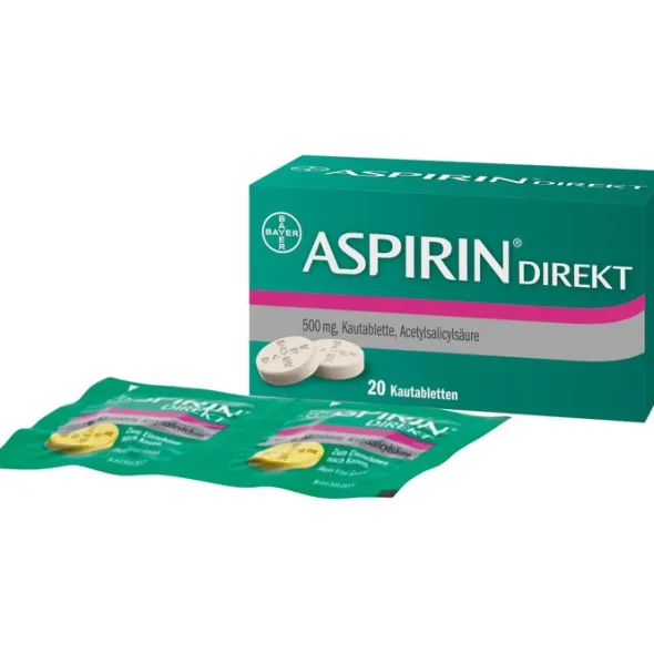 ASPIRIN Direkt Kautabletten 20 St