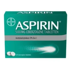 ASPIRIN 500 mg überzogene Tabletten 20 St