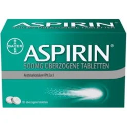 ASPIRIN 500 mg überzogene Tabletten 80 St
