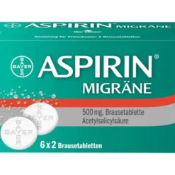 ASPIRIN MIGRÄNE 500 mg Brausetabletten 12 St