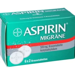 ASPIRIN MIGRÄNE 500 mg Brausetabletten 12 St