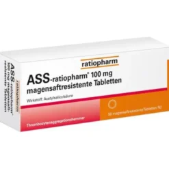 ASS-ratiopharm 100 mg magensaftres.Tabletten 50 St