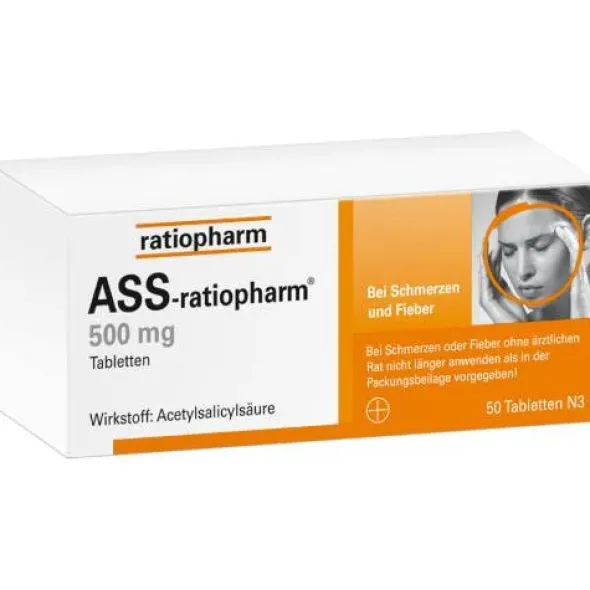 ASS-ratiopharm 500 mg Tabletten 50 St