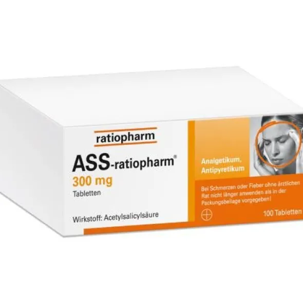 ASS-ratiopharm 300 mg Tabletten 100 St