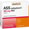 ASS-ratiopharm 100 mg TAH Tabletten 50 St