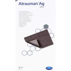 ATRAUMAN Ag 10x20 cm steril Kompressen 10 St