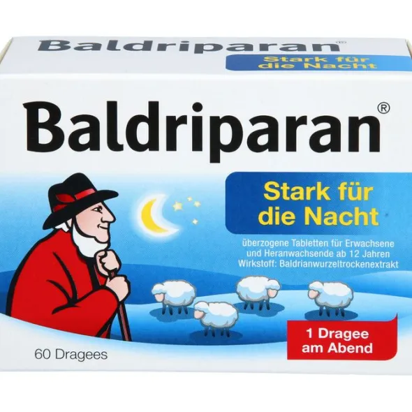 BALDRIPARAN Stark für die Nacht überzogene Tab. 60 St