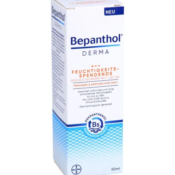 BEPANTHOL Derma feuchtigk.spend.Gesichtscre.LSF 25 1X50 ml