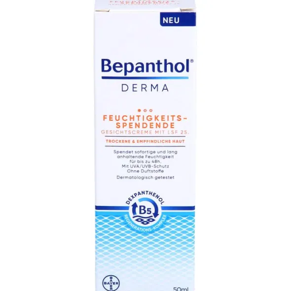 BEPANTHOL Derma feuchtigk.spend.Gesichtscre.LSF 25 1X50 ml