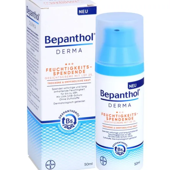 BEPANTHOL Derma feuchtigk.spend.Gesichtscre.LSF 25 1X50 ml