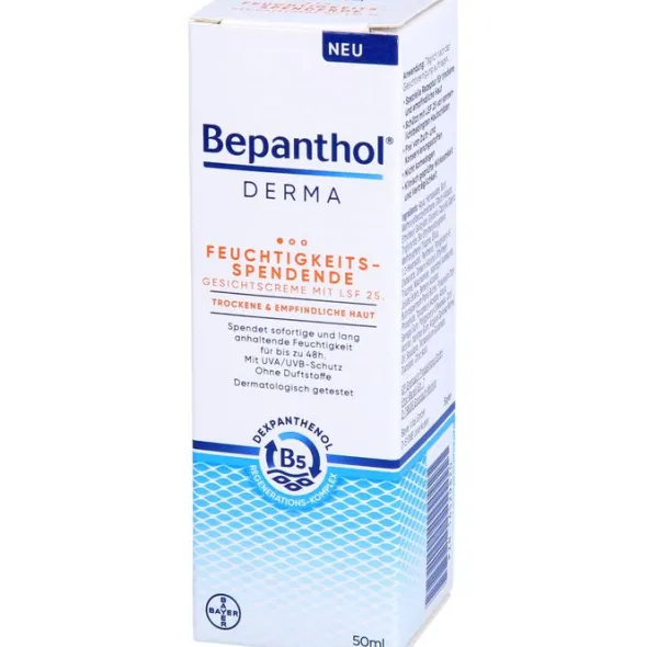 BEPANTHOL Derma feuchtigk.spend.Gesichtscre.LSF 25 1X50 ml