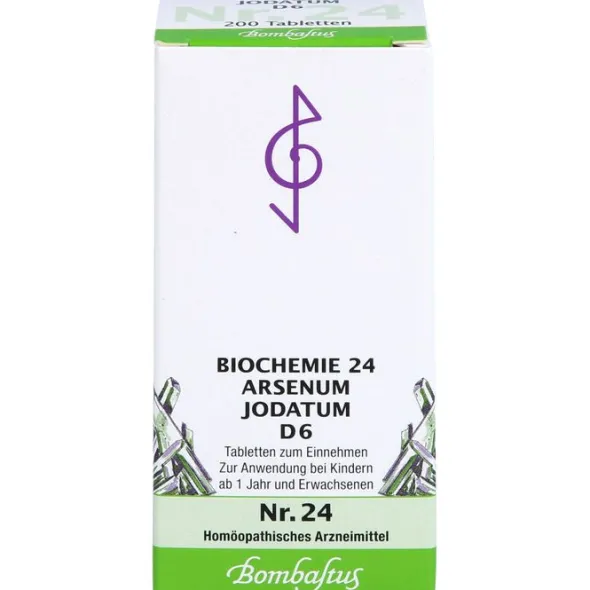BIOCHEMIE 24 Arsenum jodatum D 6 Tabletten 200 St