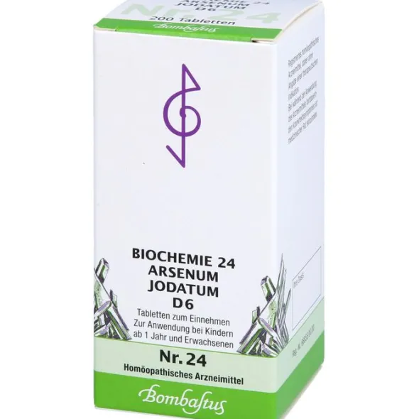 BIOCHEMIE 24 Arsenum jodatum D 6 Tabletten 200 St