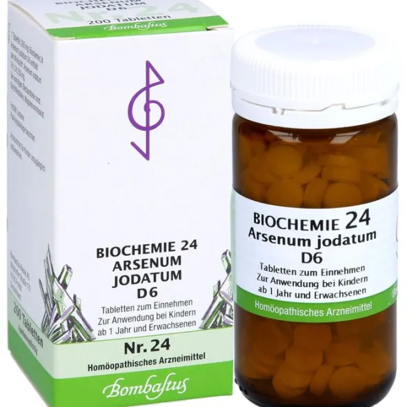 BIOCHEMIE 24 Arsenum jodatum D 6 Tabletten 200 St