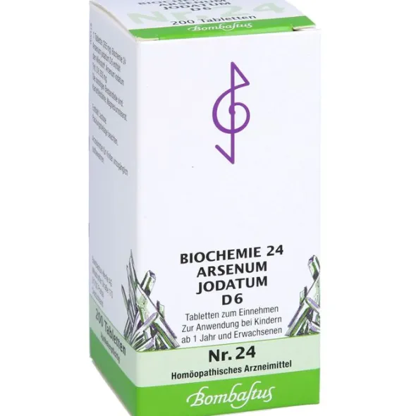 BIOCHEMIE 24 Arsenum jodatum D 6 Tabletten 200 St