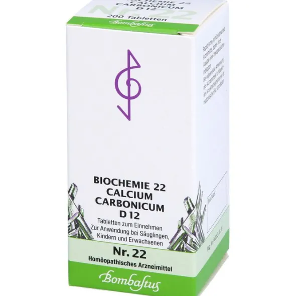 BIOCHEMIE 22 Calcium carbonicum D 12 Tabletten 200 St
