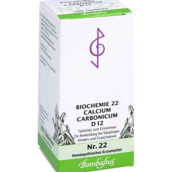 BIOCHEMIE 22 Calcium carbonicum D 12 Tabletten 200 St
