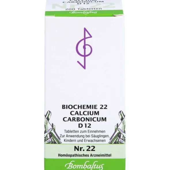 BIOCHEMIE 22 Calcium carbonicum D 12 Tabletten 200 St