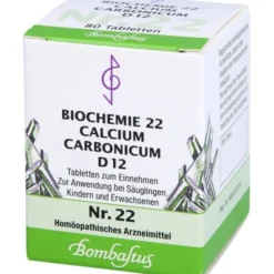BIOCHEMIE 22 Calcium carbonicum D 12 Tabletten 80 St