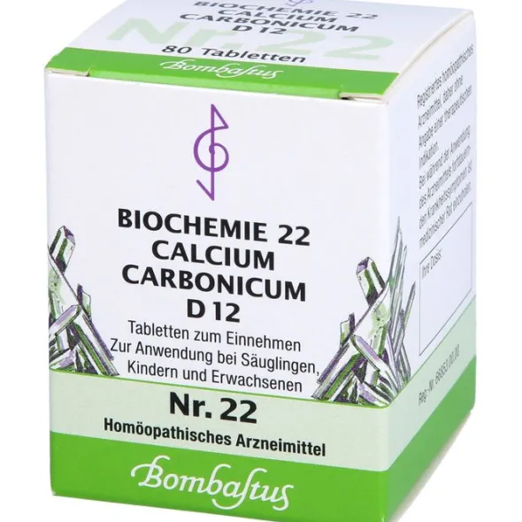 BIOCHEMIE 22 Calcium carbonicum D 12 Tabletten 80 St
