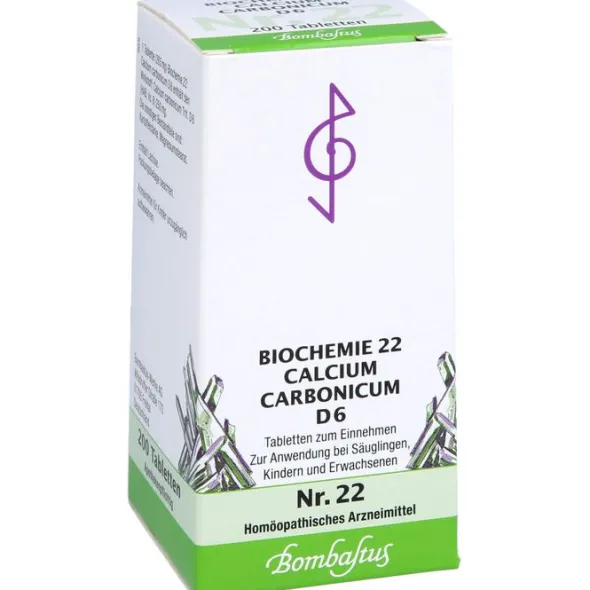 BIOCHEMIE 22 Calcium carbonicum D 6 Tabletten 200 St