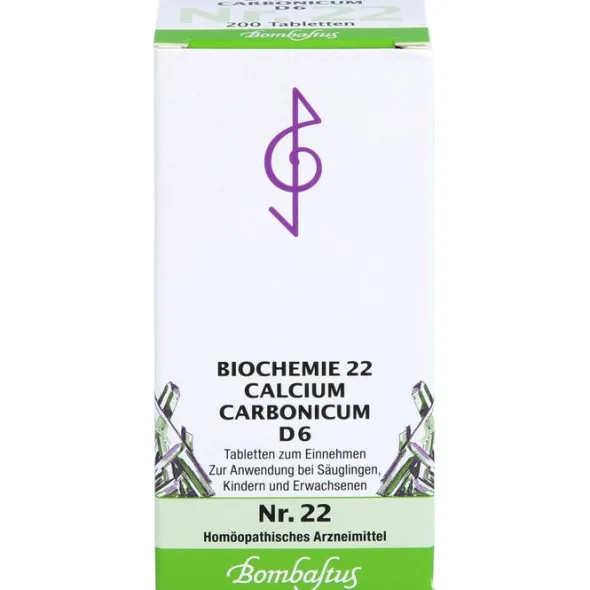 BIOCHEMIE 22 Calcium carbonicum D 6 Tabletten 200 St