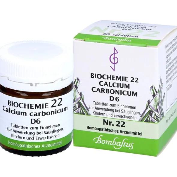 BIOCHEMIE 22 Calcium carbonicum D 6 Tabletten 80 St
