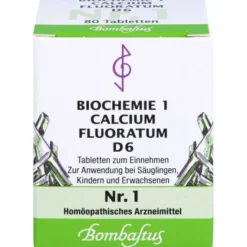 BIOCHEMIE 1 Calcium fluoratum D 6 Tabletten 80 St