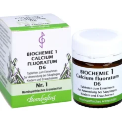 BIOCHEMIE 1 Calcium fluoratum D 6 Tabletten 80 St