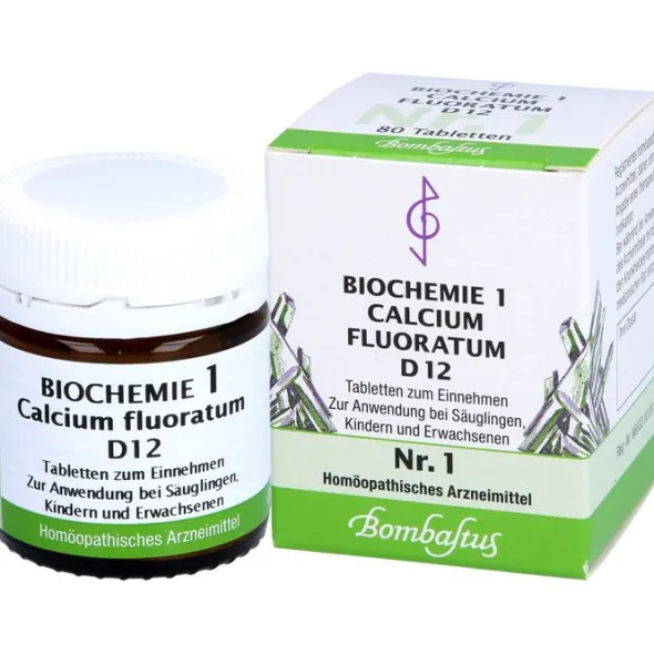 BIOCHEMIE 1 Calcium fluoratum D 12 Tabletten 80 St