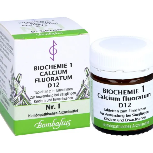 BIOCHEMIE 1 Calcium fluoratum D 12 Tabletten 80 St