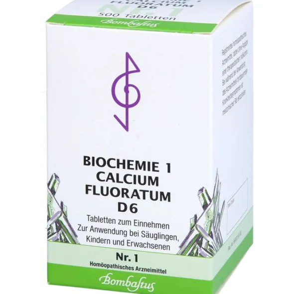 BIOCHEMIE 1 Calcium fluoratum D 6 Tabletten 500 St